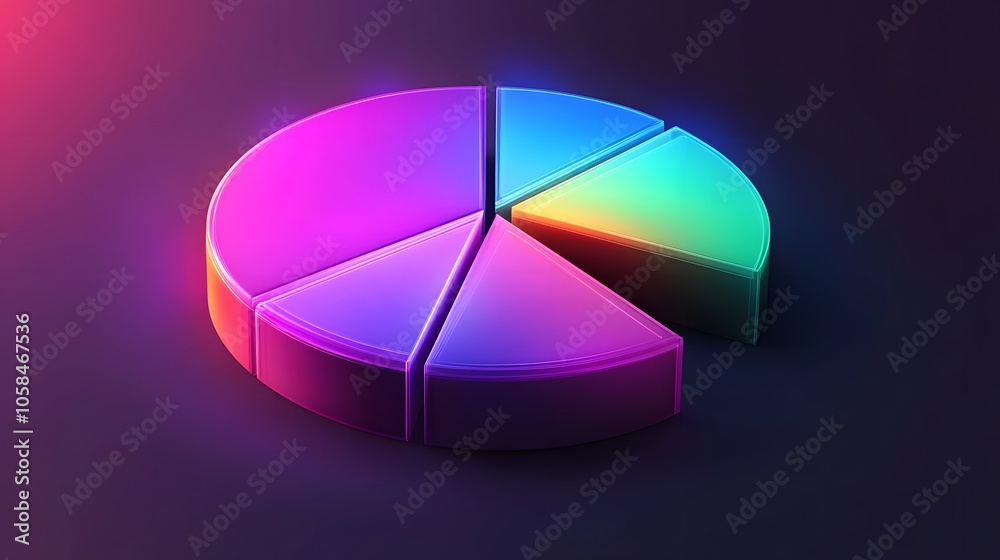 3D vector pie chart infographic template, semicircle form, divided into nine parts, smooth glowing texture, highly vibrant colors ranging from deep purple to neon green, modern and clean design, high
3D vector pie chart infographic template, semicircle form, divided into nine parts, smooth glowing texture, highly vibrant colors ranging from deep purple to neon green, modern and clean design, high