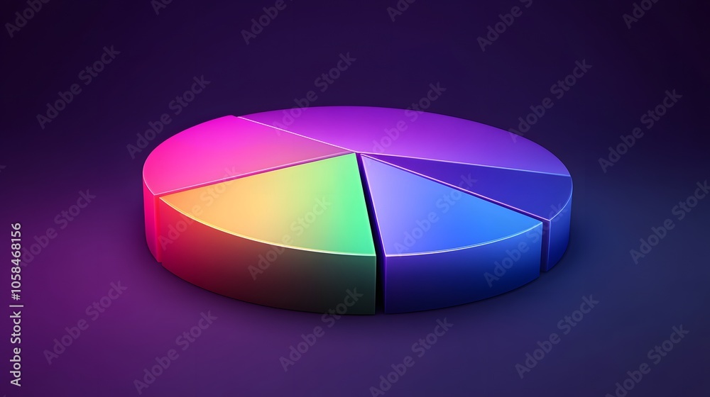 3D vector pie chart infographic template, semicircle form, divided into nine parts, smooth glowing texture, highly vibrant colors ranging from deep purple to neon green, modern and clean design, high
3D vector pie chart infographic template, semicircle form, divided into nine parts, smooth glowing texture, highly vibrant colors ranging from deep purple to neon green, modern and clean design, high
