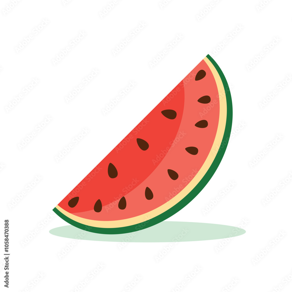 Watermelon icon in flat style. Fresh sweet and healthy fruit vector illustration on isolated background. Summer food sign business concept. Watermelon icon in flat style. Fresh sweet and healthy fruit vector illustration on isolated background. Summer food sign business concept.