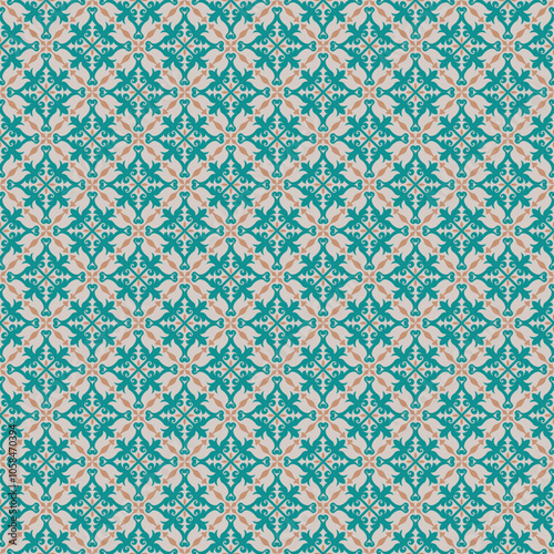Mediterranean Pattern Design. Azul tile elements. Influenced by traditional Talavera, Portugal and Spanish decor patterns.