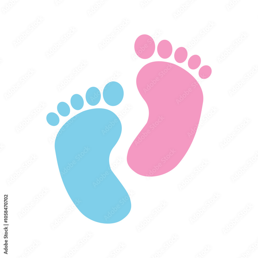 Footprint icon in flat style. Footpath step vector illustration on isolated background. Foot print sign business concept. Footprint icon in flat style. Footpath step vector illustration on isolated background. Foot print sign business concept.