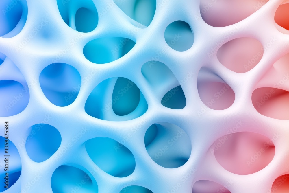 Blue and pink background with a white and blue pattern. The pattern is made up of circles and the colors are vibrant. The image has a futuristic and abstract feel to it Blue and pink background with a white and blue pattern. The pattern is made up of circles and the colors are vibrant. The image has a futuristic and abstract feel to it