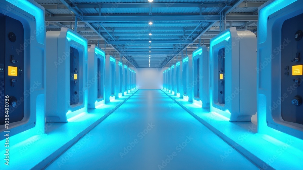 Fototapeta premium Future of Fuel Cells in Advanced Technology Spaces