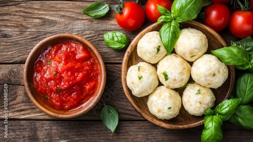 Delicious Cheesy Bites with Fresh Tomatoes and Sauce