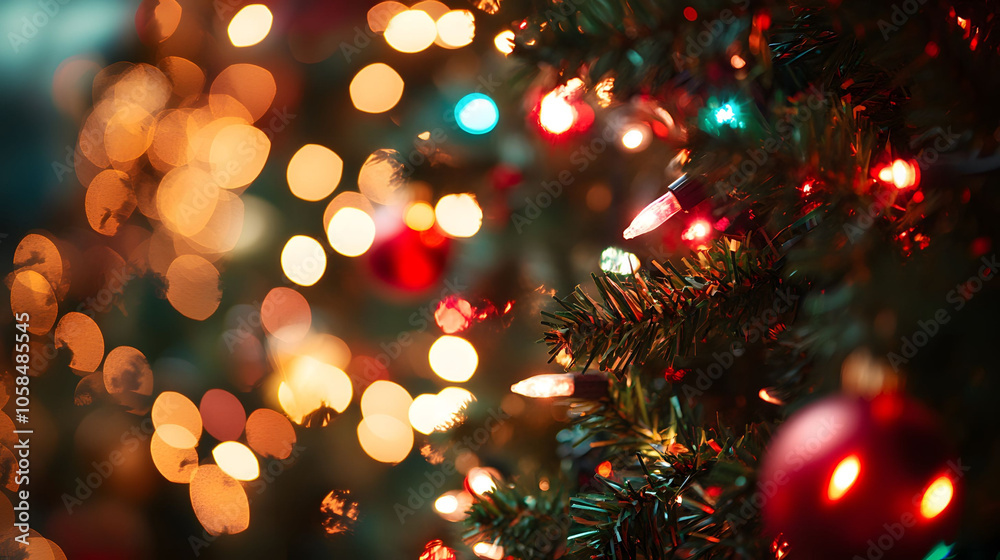 christmas tree with lights christmas tree with lights