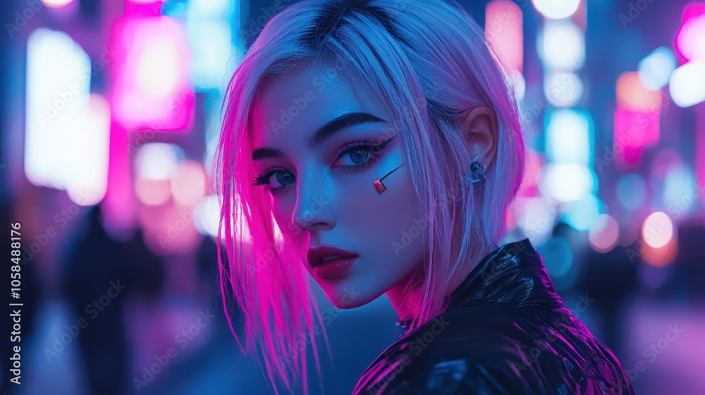Neon City Portrait Neon City Portrait