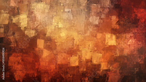 Textured Post-Impressionist background with earth tones and light reflections for a warm inviting look