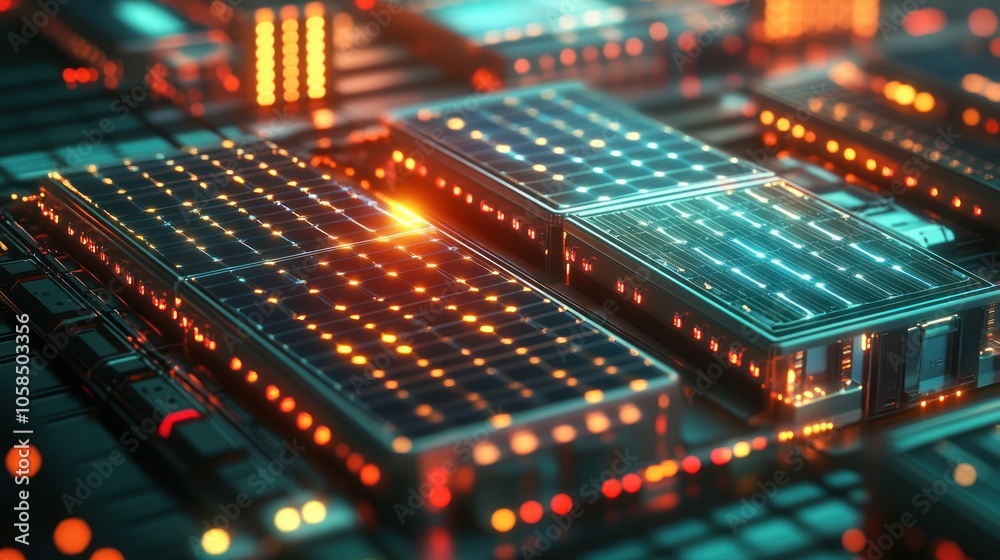 Fototapeta premium Futuristic Technology Abstract