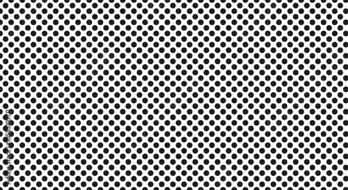Fondo de patrón de puntos negros en fondo blanco