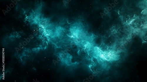 Abstract Space Nebula Background Clean Blank Canvas with Empty Space for Designs