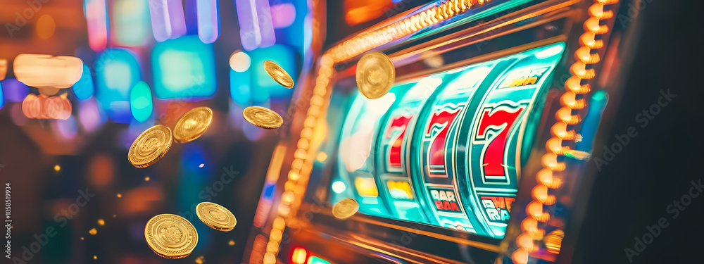 Fototapeta premium Jackpot Win Extravaganza