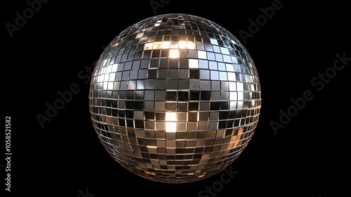 disco ball with lights,AI generated ,