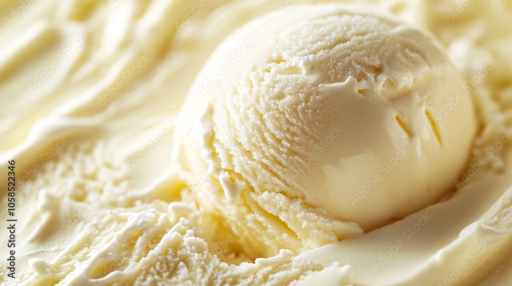 82.A detailed view of a scoop of white lemon ice cream, showcasing its smooth, creamy texture. The subtle hints of lemon flavor are suggested by the pale, creamy surface of the ice cream, which is 82.A detailed view of a scoop of white lemon ice cream, showcasing its smooth, creamy texture. The subtle hints of lemon flavor are suggested by the pale, creamy surface of the ice cream, which is