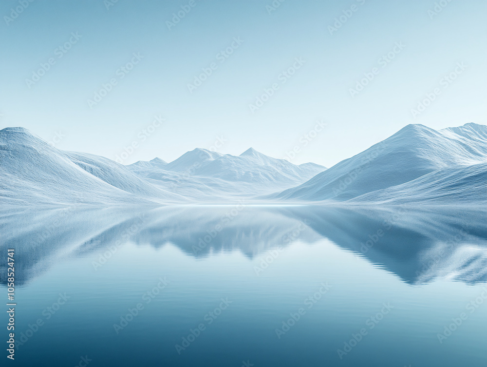 a tranquil desert landscape with a serene lake reflecting the surrounding mountains, creating a sense of calm and solitude. a tranquil desert landscape with a serene lake reflecting the surrounding mountains, creating a sense of calm and solitude.