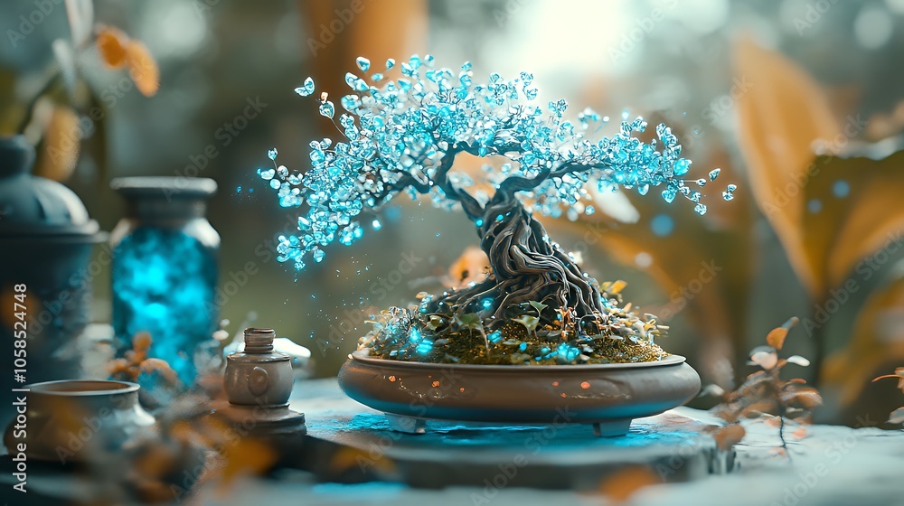未来的な盆栽 未来的な盆栽