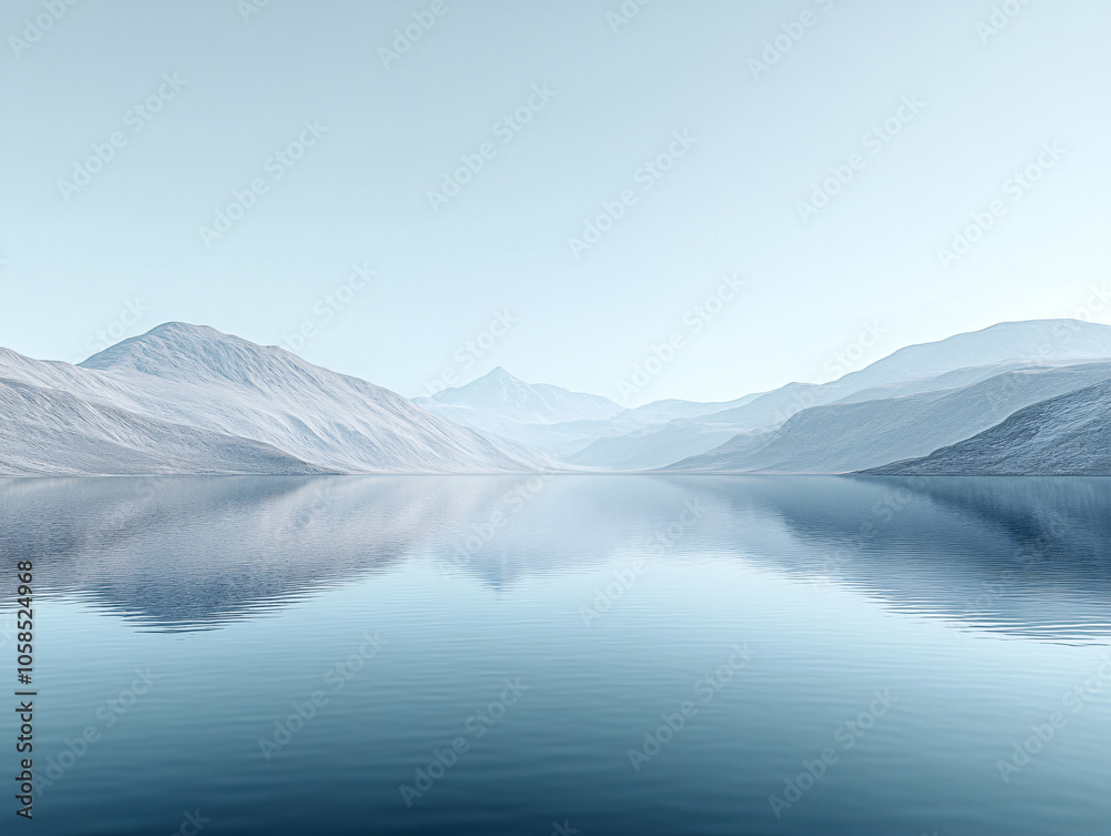 a tranquil desert landscape with a serene lake reflecting the surrounding mountains, creating a sense of calm and solitude. a tranquil desert landscape with a serene lake reflecting the surrounding mountains, creating a sense of calm and solitude.