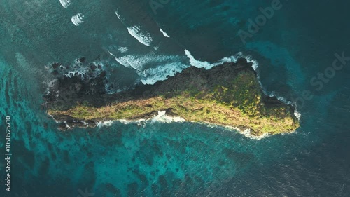 Expansive Aerial Shot Over Tropical Islands of Moheli in the Comoros photo