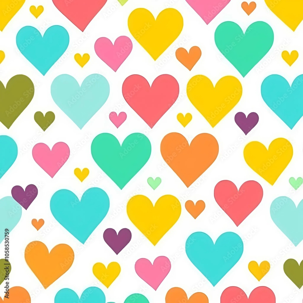 seamless pattern with hearts seamless pattern with hearts