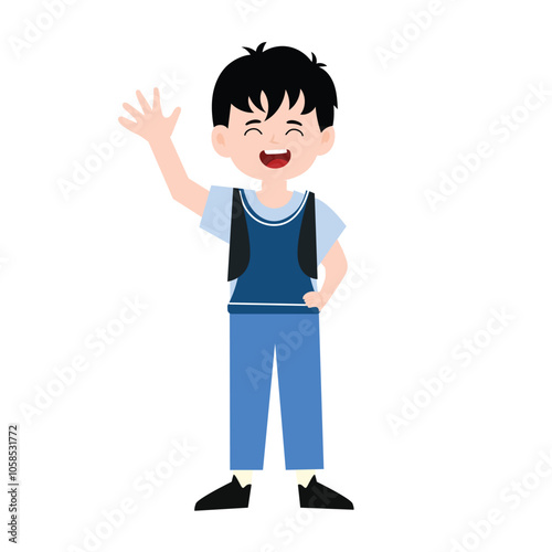 boys wearing school uniforms with many poses. boys wearing school uniforms with many poses. School kids collection