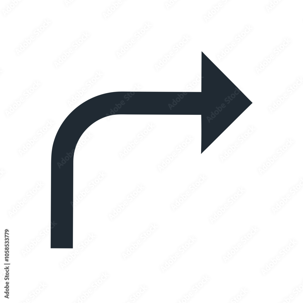 Leftward curved arrow icon in dark gray
Leftward curved arrow icon in dark gray