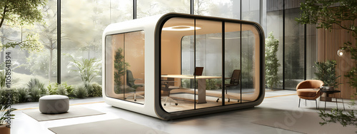 Modular Office Meeting Space