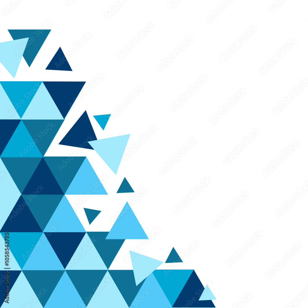 Mosaic Triangle Geometric Corner Mosaic Triangle Geometric Corner