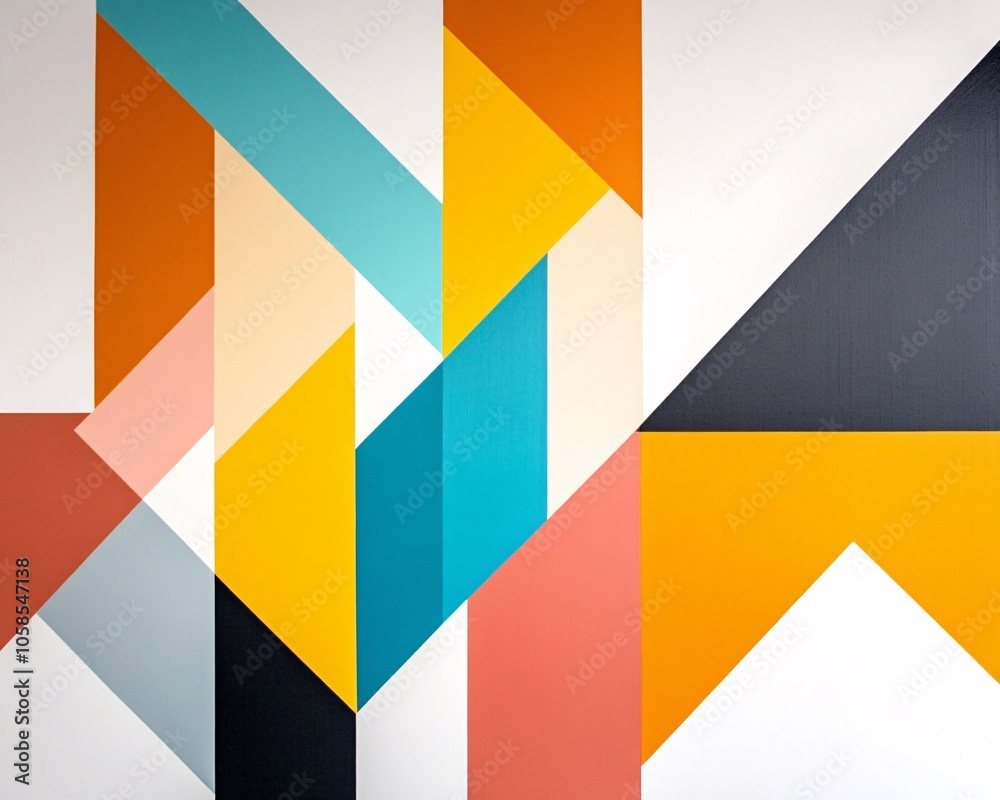 Abstract Geometric Wall Art Abstract Geometric Wall Art