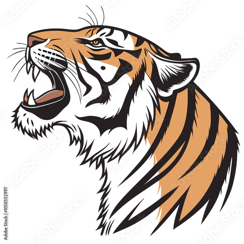 tiger head mascot