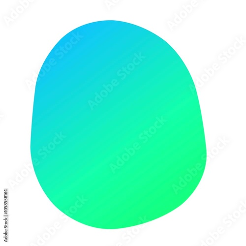 green and blue paper