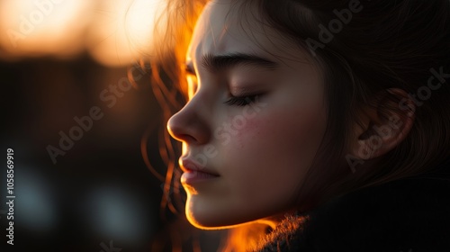 nice picture of a sad girl, can use for wallpaper