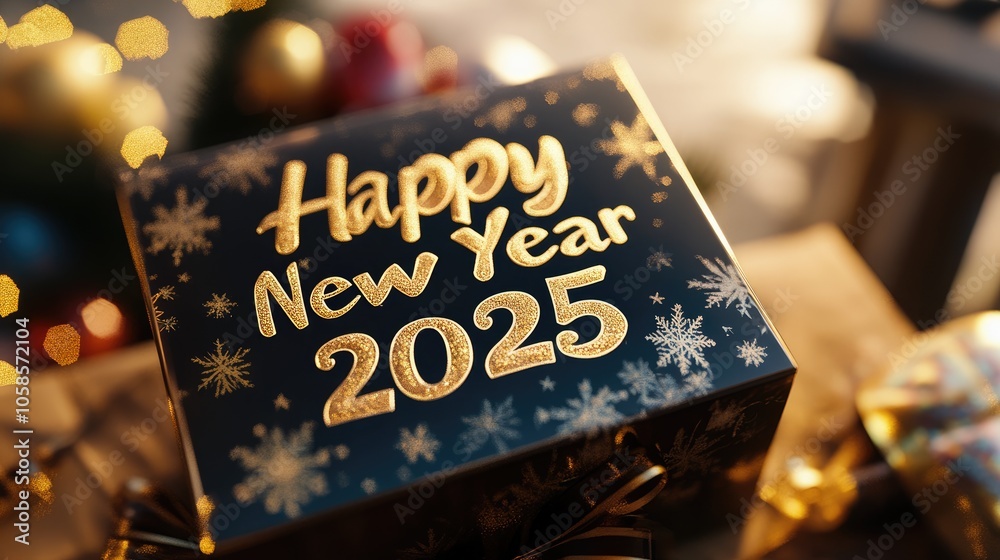 Festive New Year Gift Box for 2025 Celebration Festive New Year Gift Box for 2025 Celebration
