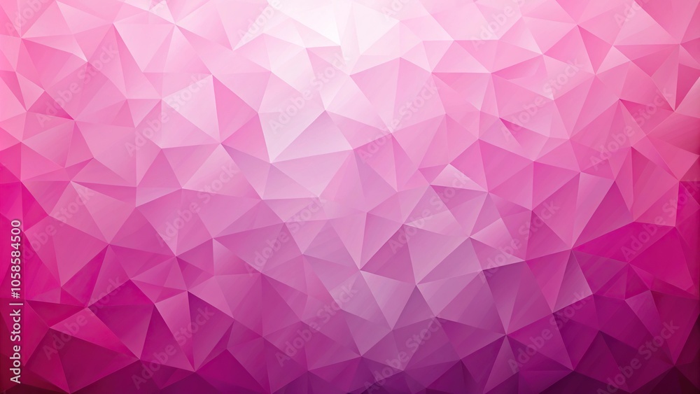 Pink abstract background of low poly triangular design Pink abstract background of low poly triangular design