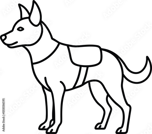 illustration of a dog