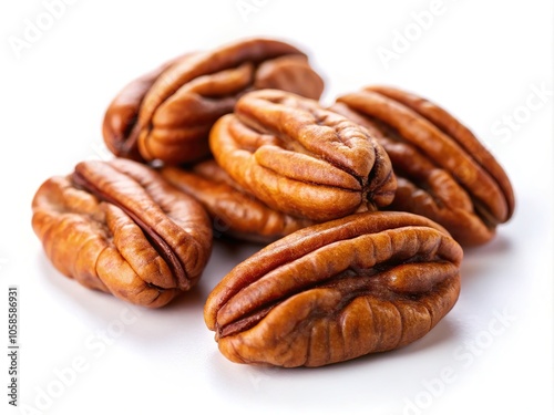 Miniature Pecans - Tiny Treasures on White