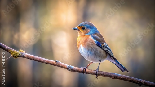 Minimalist Bird Forest Photography - Nature, Simplicity, Wildlife