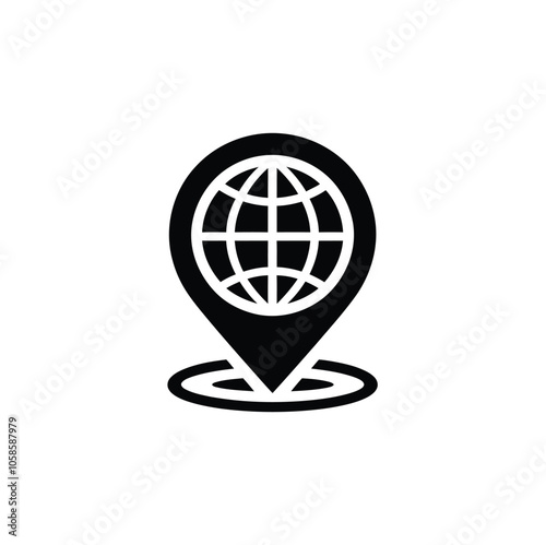 Location icons set, Map pointer icons Location symbols Vector illustration