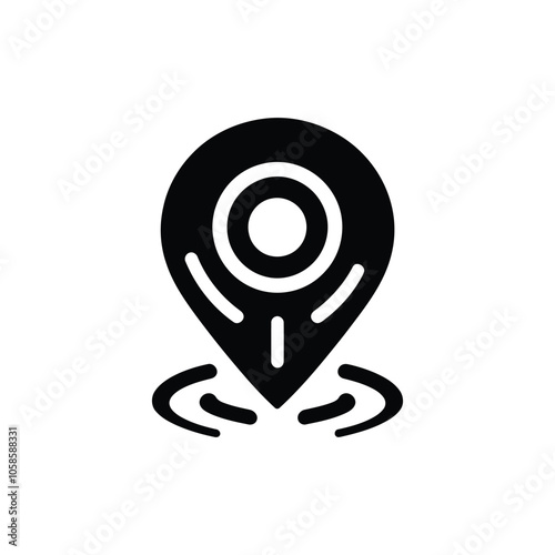 Location icons set, Map pointer icons Location symbols Vector illustration