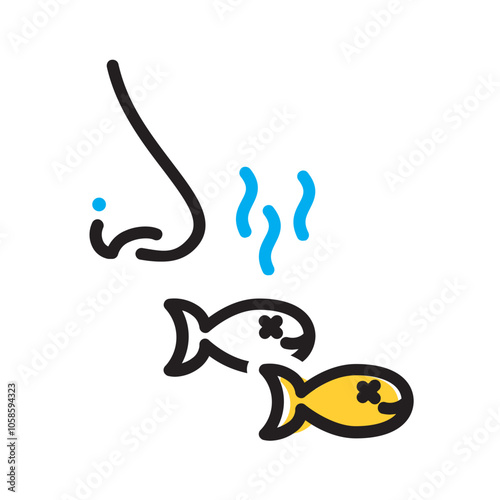 Vector multicolor icon for Pungent