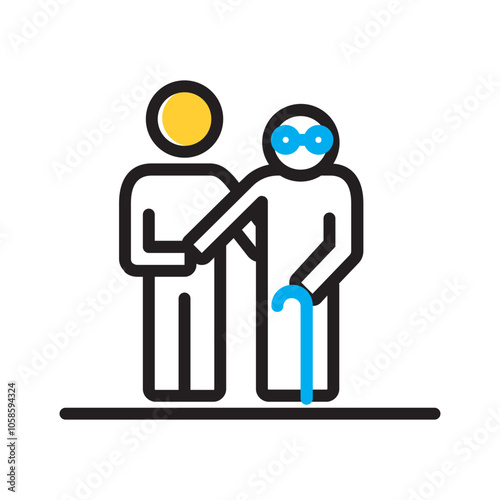 Vector multicolor icon for Reliable