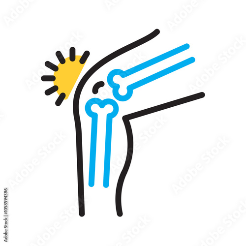 Vector multicolor icon for Strain