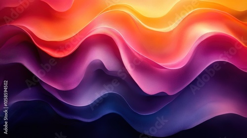 Abstract Colorful Waves