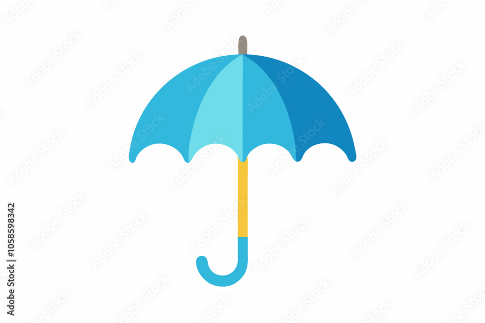 blue umbrella isolated on white blue umbrella isolated on white