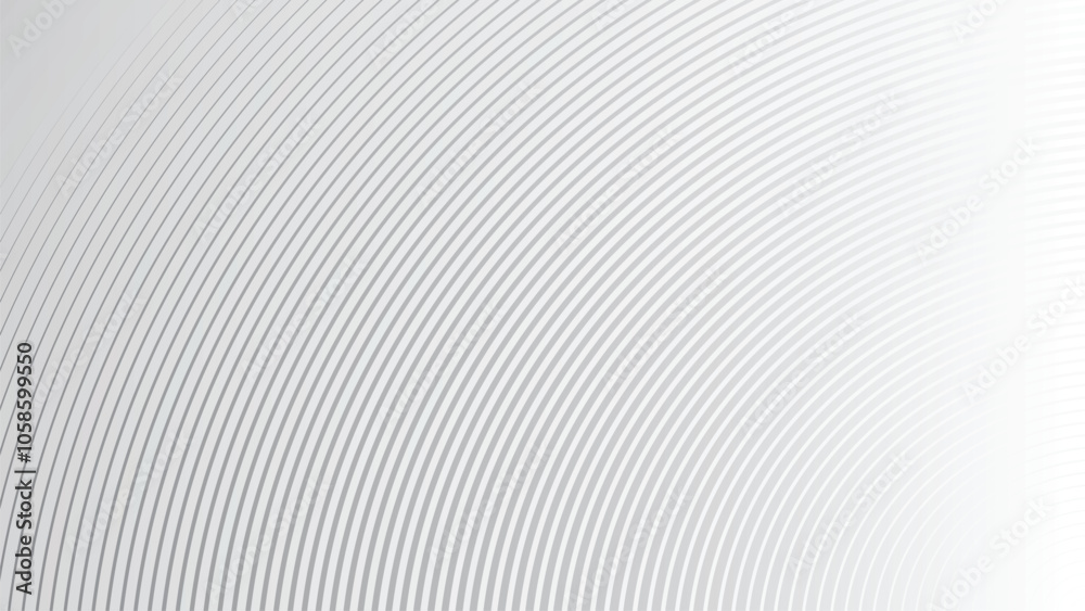 Abstract grey line circle with gradient for backdrop or presentation