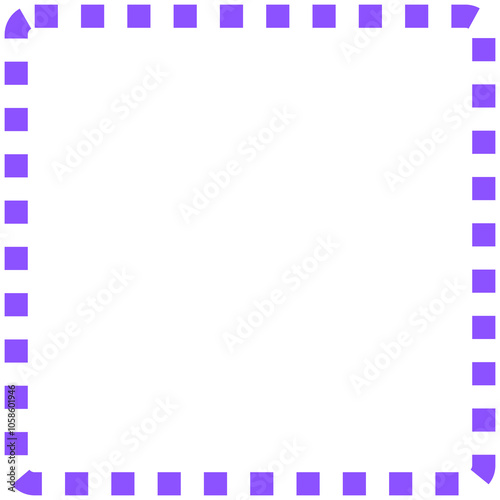 blue and purple frame