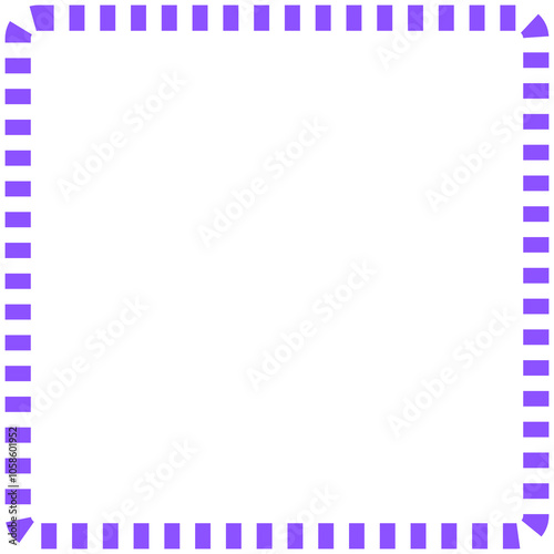 blue and white border
