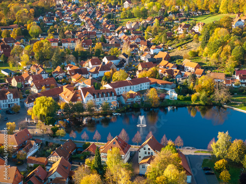 Blick zum Forellenteich Ilsenburg
