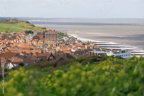 view of Norfolk coastiline from Beeston Bump towards Sheringham