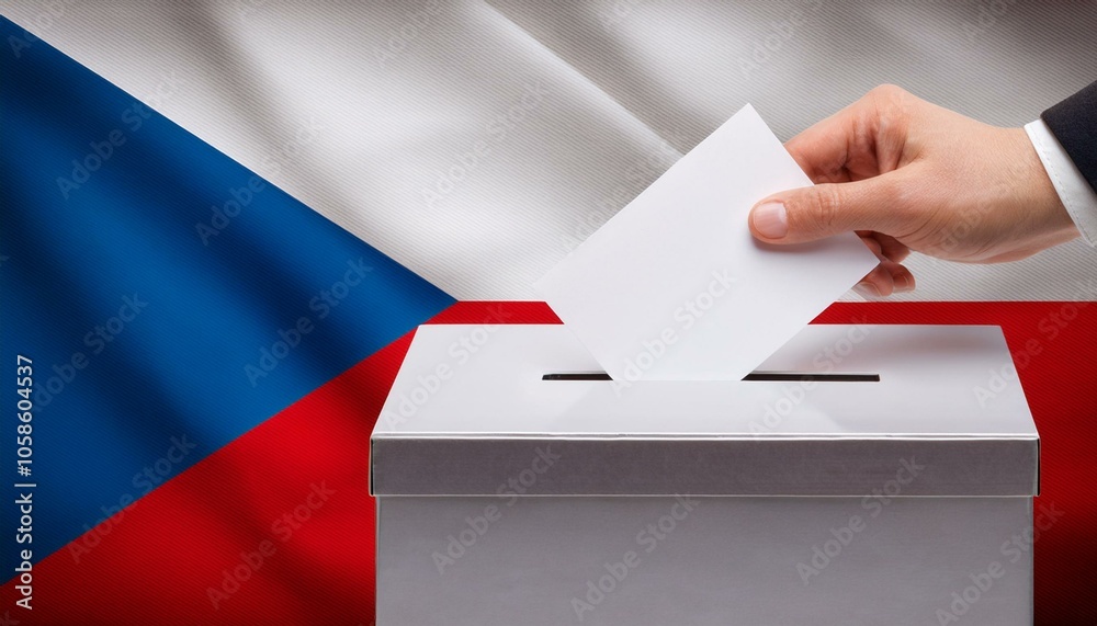 チェコの国旗の背景と投票箱と投票する手。選挙。(Czechia flag background and ballot box and hand voting. election.)
チェコの国旗の背景と投票箱と投票する手。選挙。(Czechia flag background and ballot box and hand voting. election.)