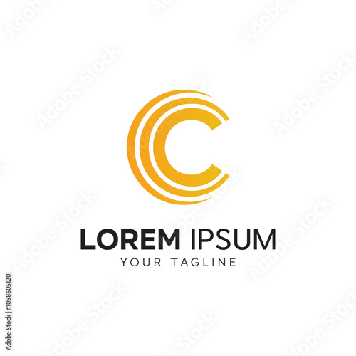 Letter C Logo design template vector illustration