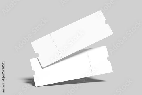 Ticket Blank Mockup